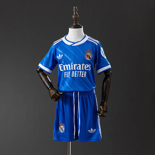 Kit Criança Real Madrid Terceira 2025/26