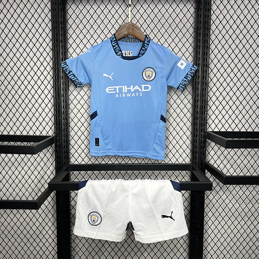 Kit Criança Manchester City Principal 2024/25
