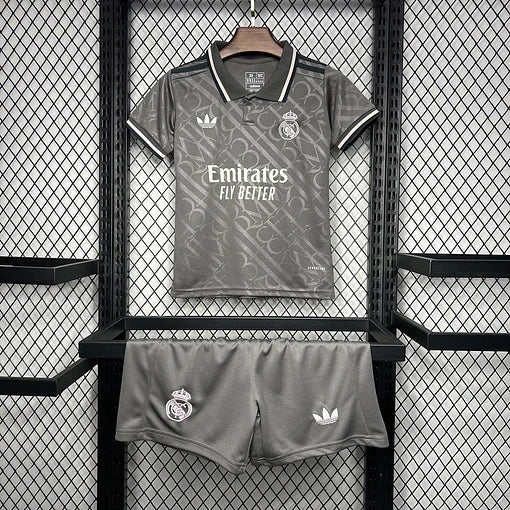 Kit Criança Real Madrid Terceiro 2024/25